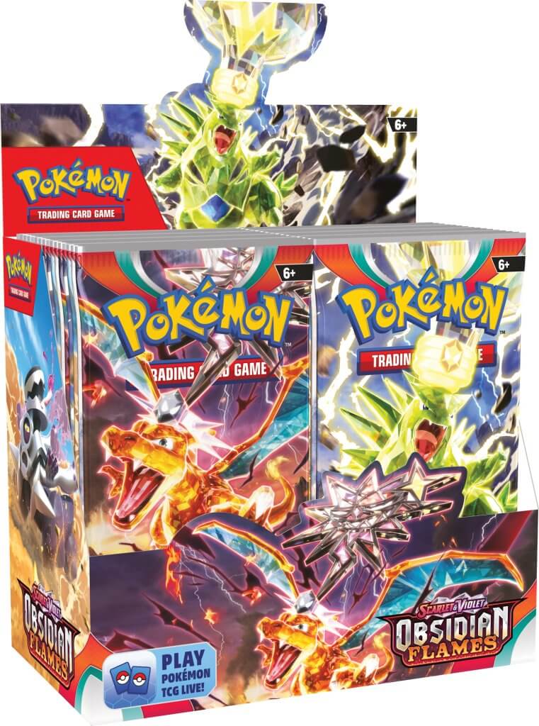 PKM Booster Box - Scarlet & Violet: Obsidian Flames | Card Merchant Takapuna