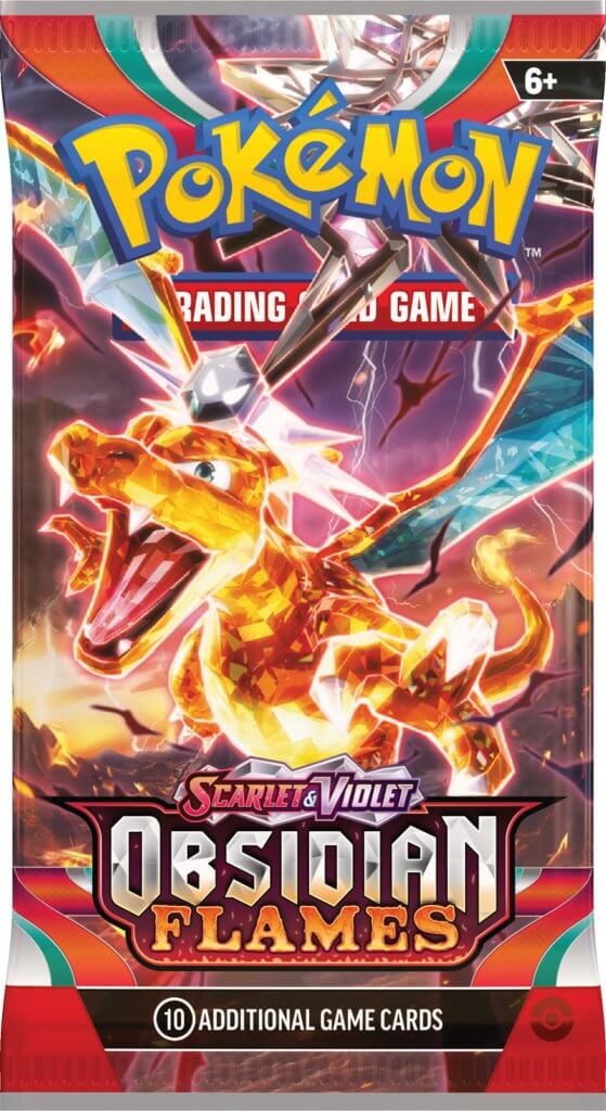PKM Booster Pack - Scarlet & Violet: Obsidian Flames | Card Merchant Takapuna