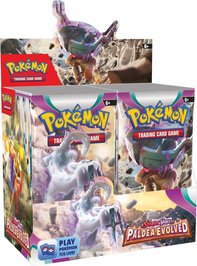 Pokemon TCG Scarlet & Violet 2 Paldea Evolved - Booster box | Card Merchant Takapuna