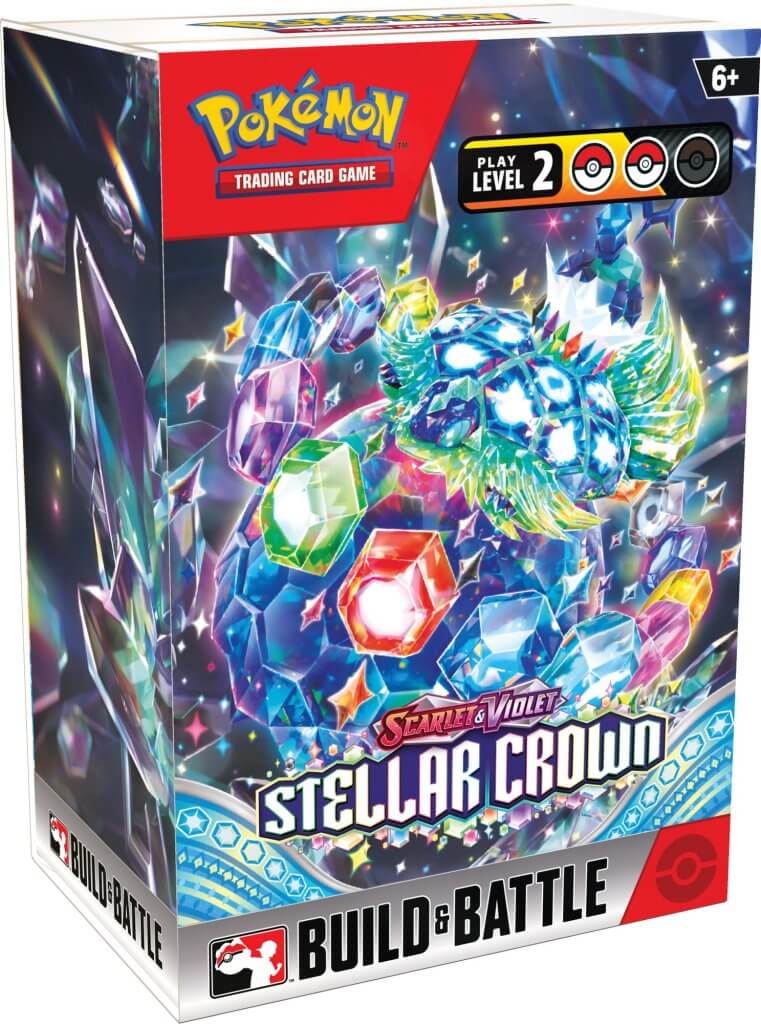 PKM Build & Battle Box – Stellar Crown | Card Merchant Takapuna
