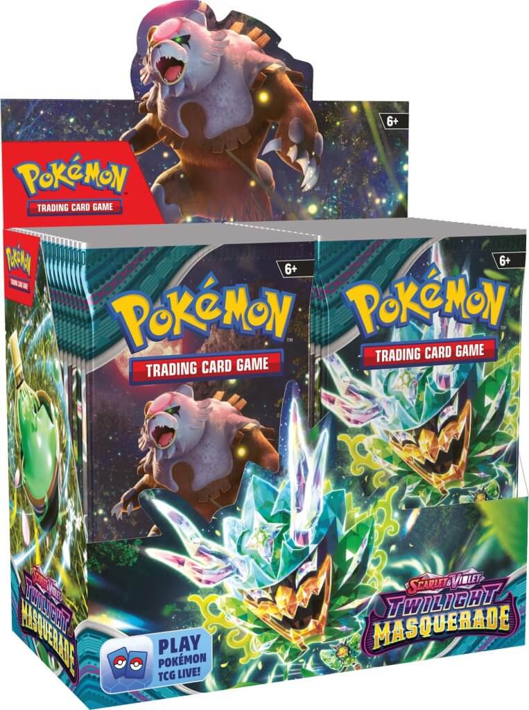 **PRE-ORDER** PKM Booster Box - Scarlet & Violet: Twilight Masquerade | Card Merchant Takapuna