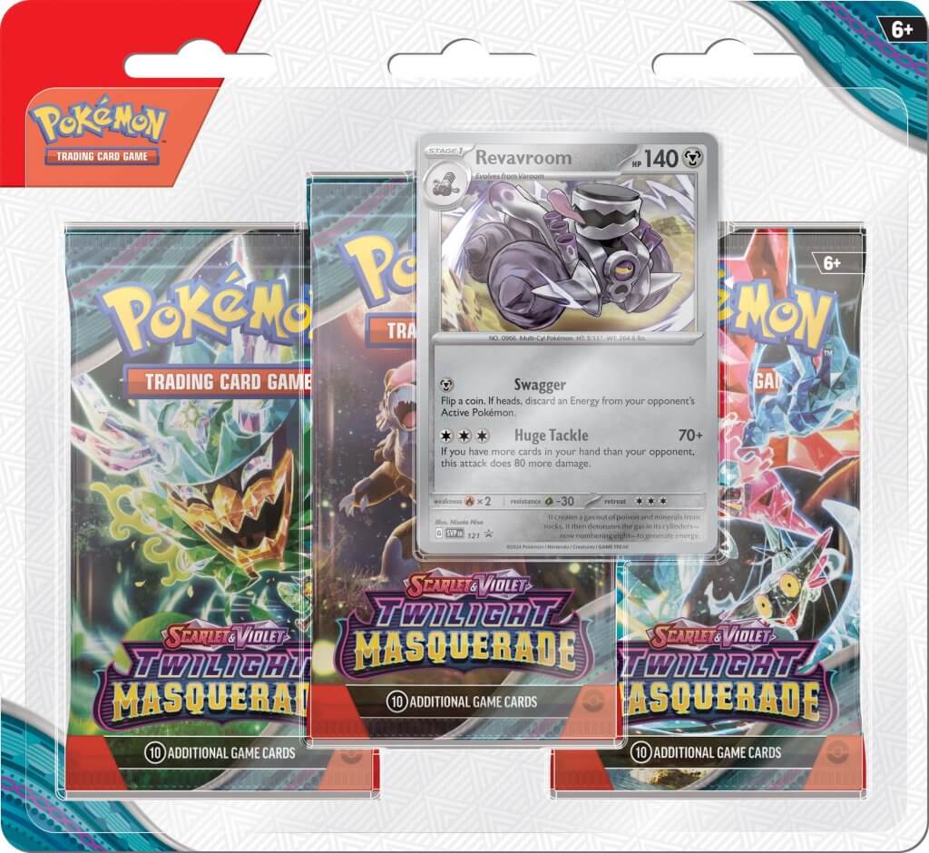 PKM 3-Pack Blister - Twilight Masquerade | Card Merchant Takapuna