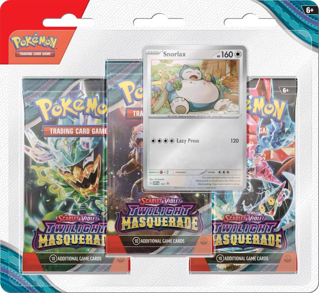 PKM 3-Pack Blister - Twilight Masquerade | Card Merchant Takapuna