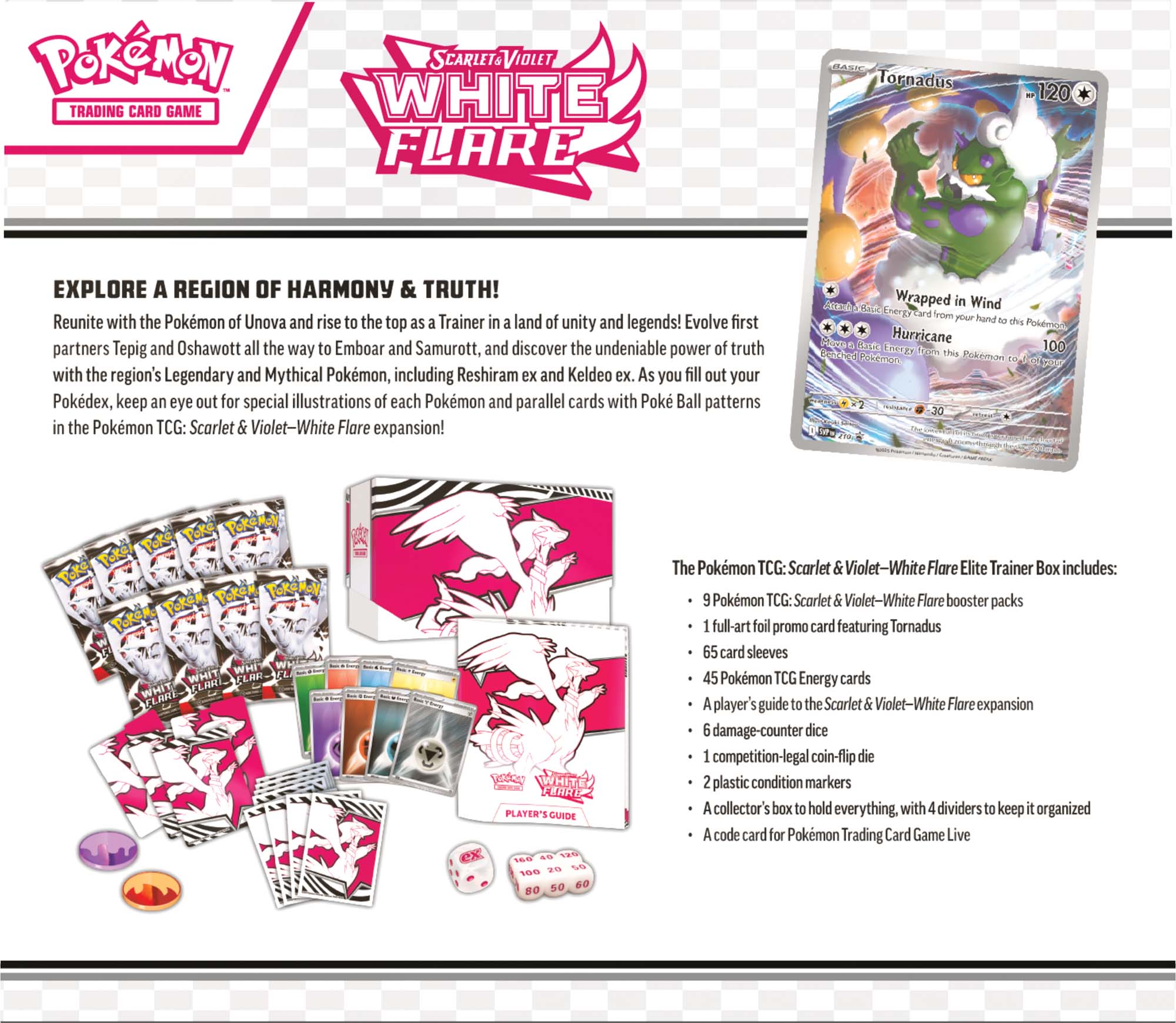 PKM Elite Trainer Box - White Flare | Card Merchant Takapuna