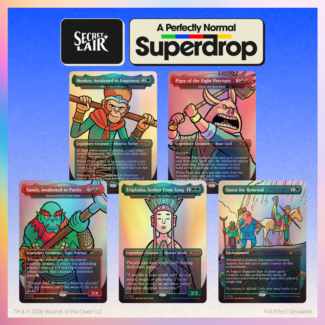 Secret Lair - Featuring: Gene Luen Yang Foil Edition | Card Merchant Takapuna