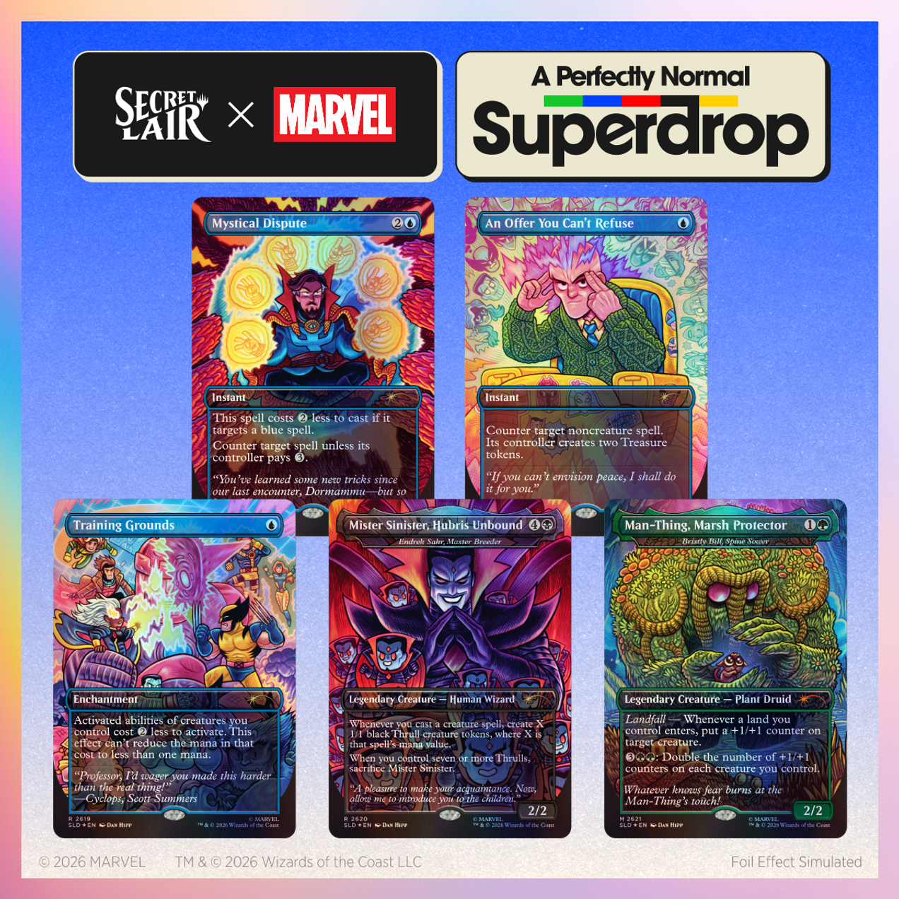 Secret Lair x Marvel: Dan Hipp Foil Edition | Card Merchant Takapuna