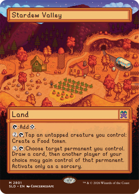 Secret Lair x Stardew Valley: Welcome to Stardew Valley Non-Foil Edition | Card Merchant Takapuna