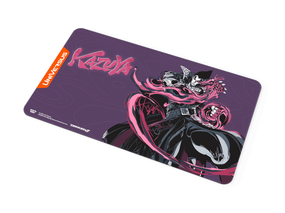 UniVersus – Tekken 8: Playmat – Kazuya Mishima | Card Merchant Takapuna