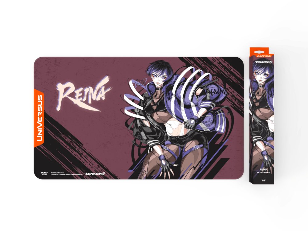 UniVersus – Tekken 8: Playmat – Reina | Card Merchant Takapuna
