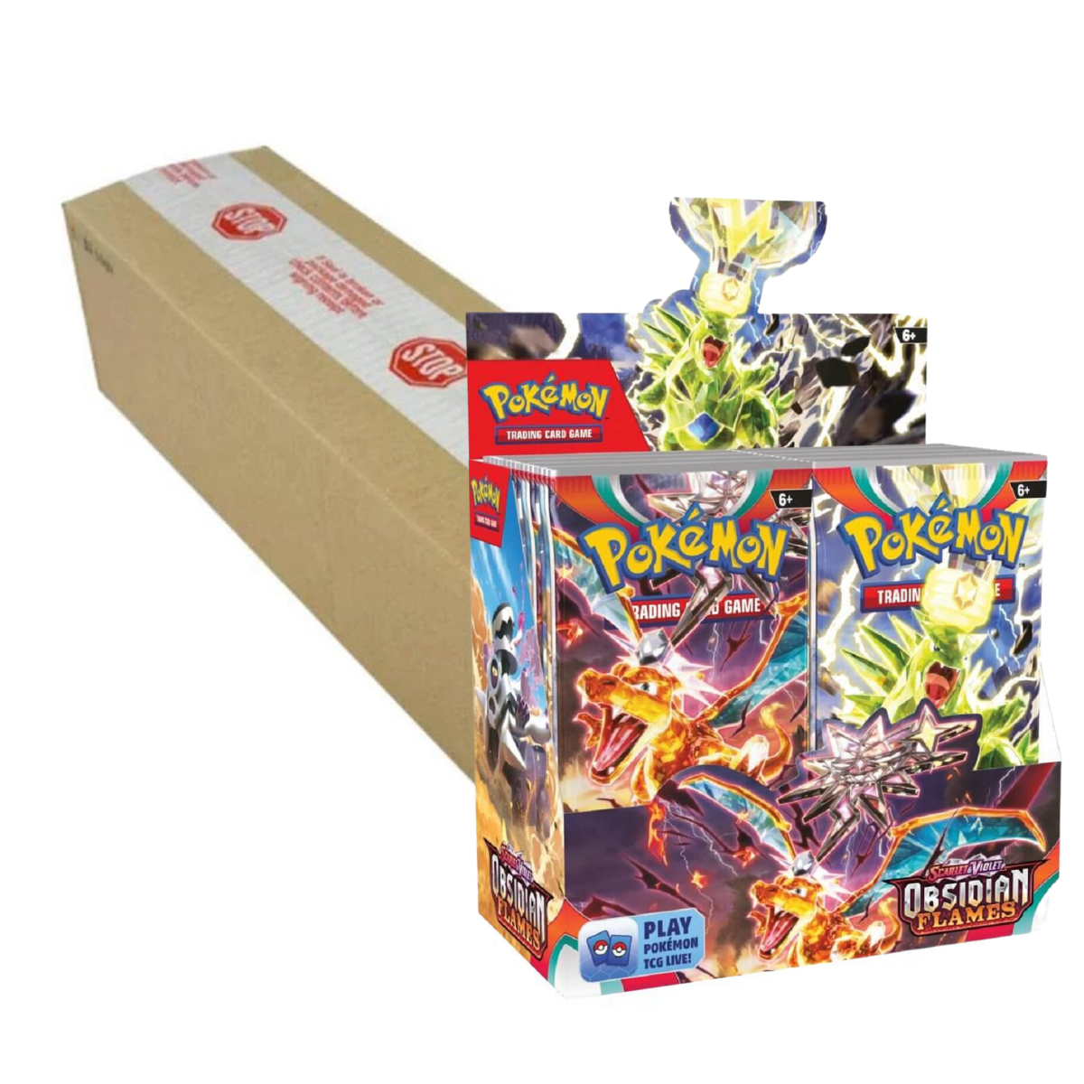 PKM Booster Case - Scarlet & Violet: Obsidian Flames | Card Merchant Takapuna