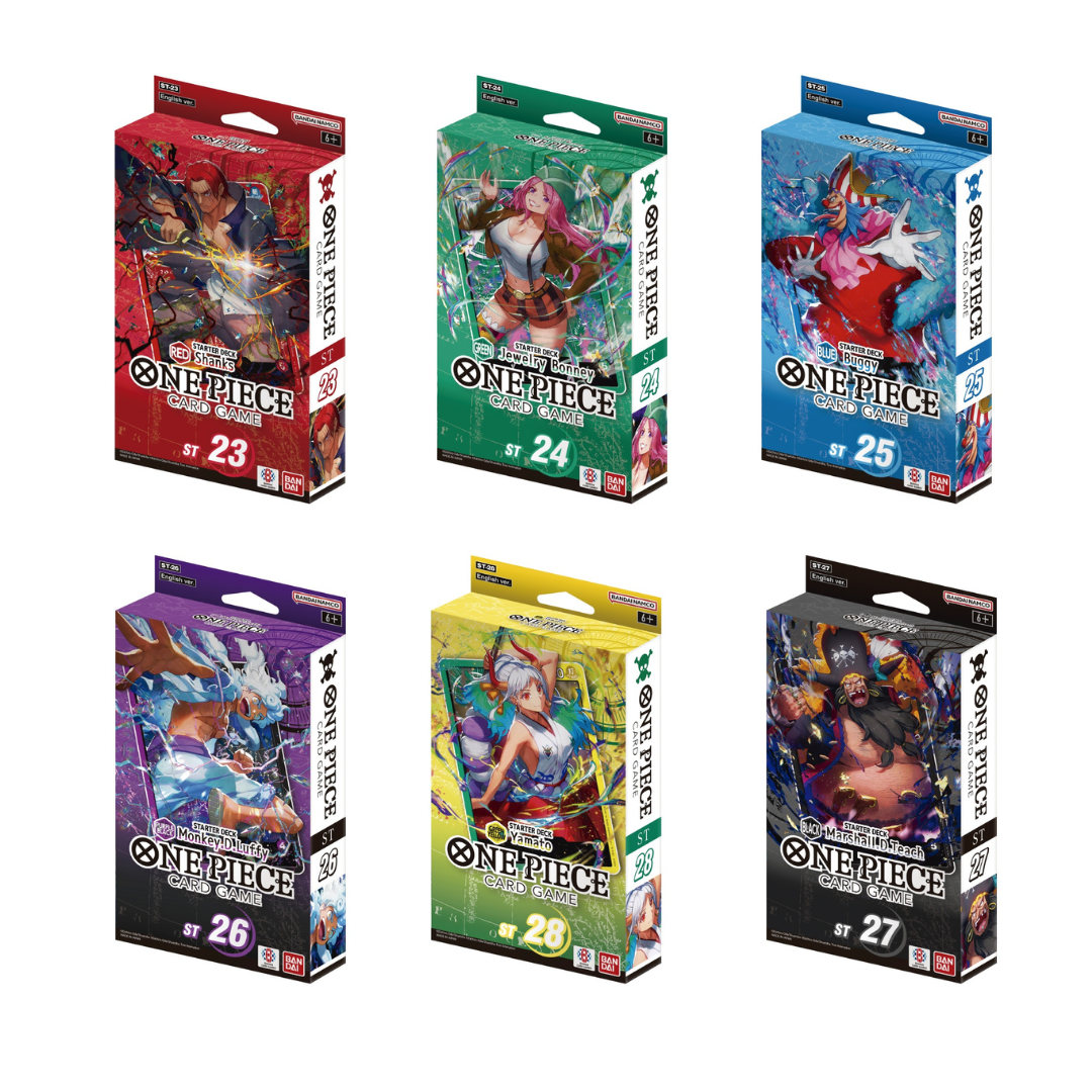 One Piece TCG - Starter Decks [ST-23 to ST-28] | Card Merchant Takapuna