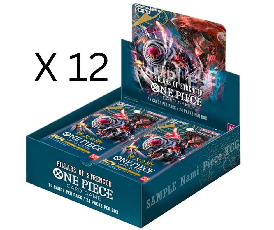 One Piece TCG Booster Case OP-03 - Pillars of Strength | Card Merchant Takapuna