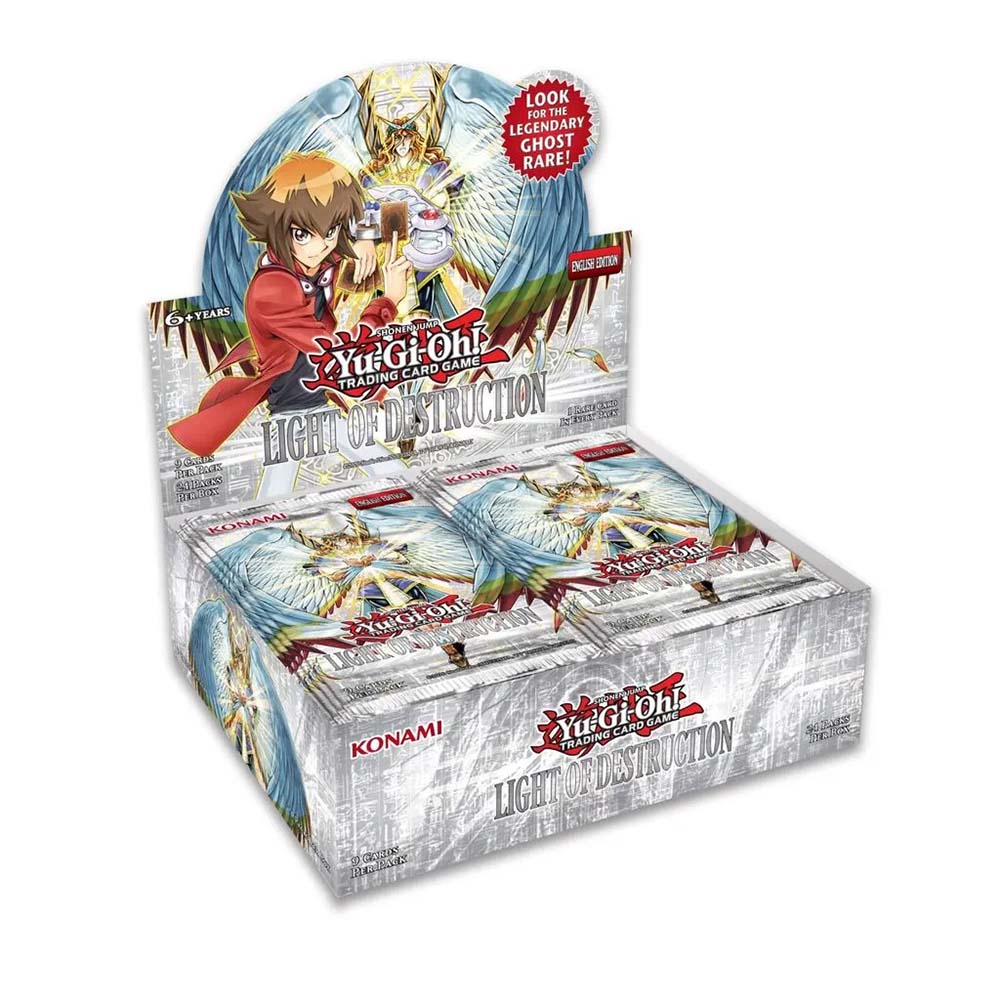 YGO Booster Box - Light of Destruction (Unlimited Reprint) | Card Merchant Takapuna