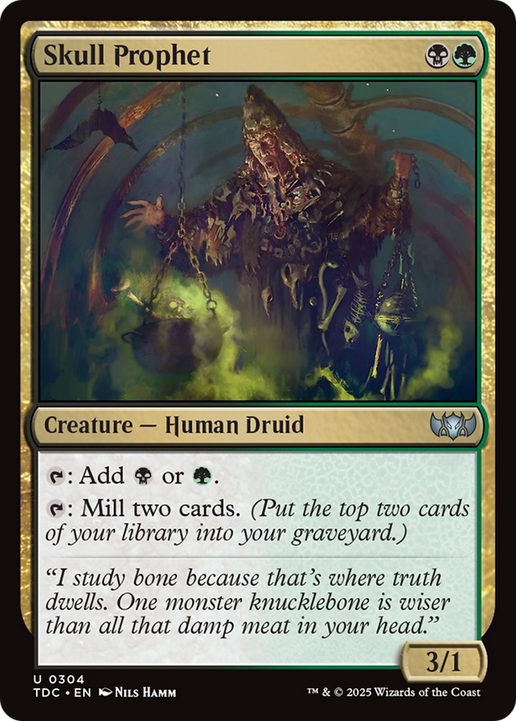 Skull Prophet [Tarkir: Dragonstorm Commander] | Card Merchant Takapuna