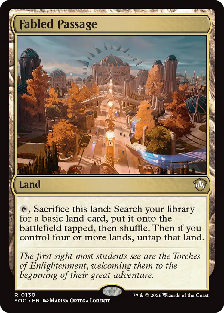 Fabled Passage [Secrets of Strixhaven Commander] | Card Merchant Takapuna