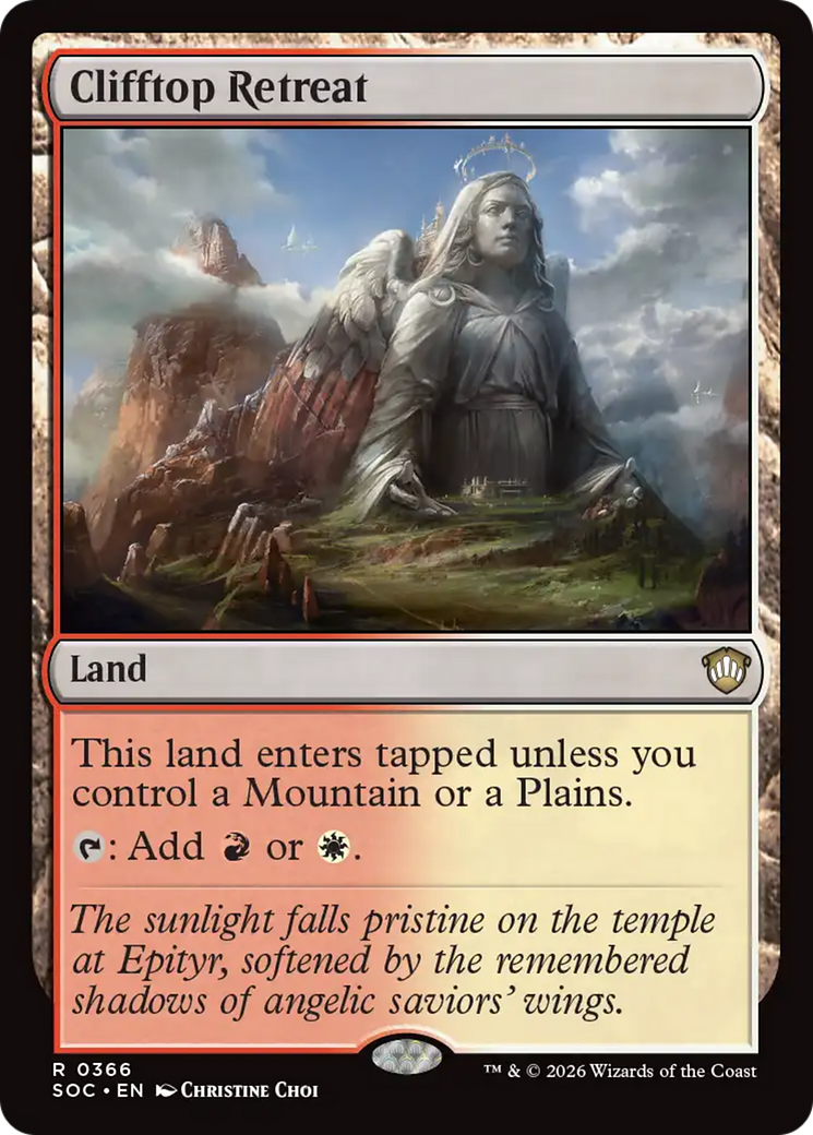 Clifftop Retreat [Secrets of Strixhaven Commander] | Card Merchant Takapuna