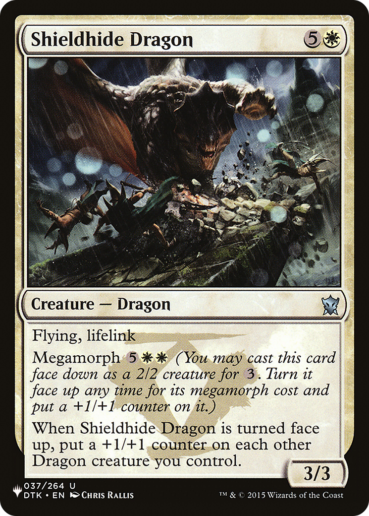 Shieldhide Dragon [The List] | Card Merchant Takapuna