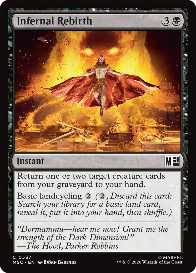 Infernal Rebirth [Marvel Super Heroes Commander] | Card Merchant Takapuna