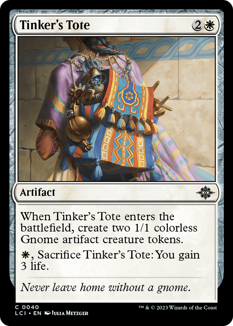 Tinker's Tote [The Lost Caverns of Ixalan] | Card Merchant Takapuna