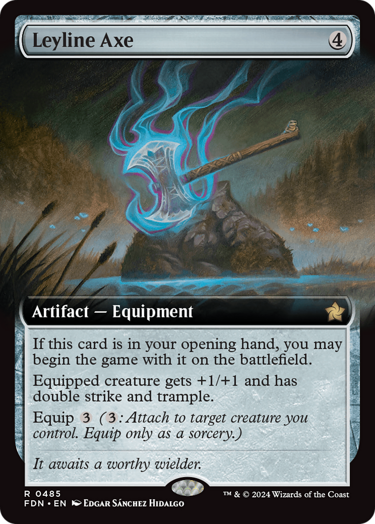 Leyline Axe (Extended Art) [Foundations] | Card Merchant Takapuna