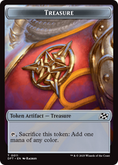 Dinosaur Dragon // Treasure Double-Sided Token [Aetherdrift Tokens] | Card Merchant Takapuna
