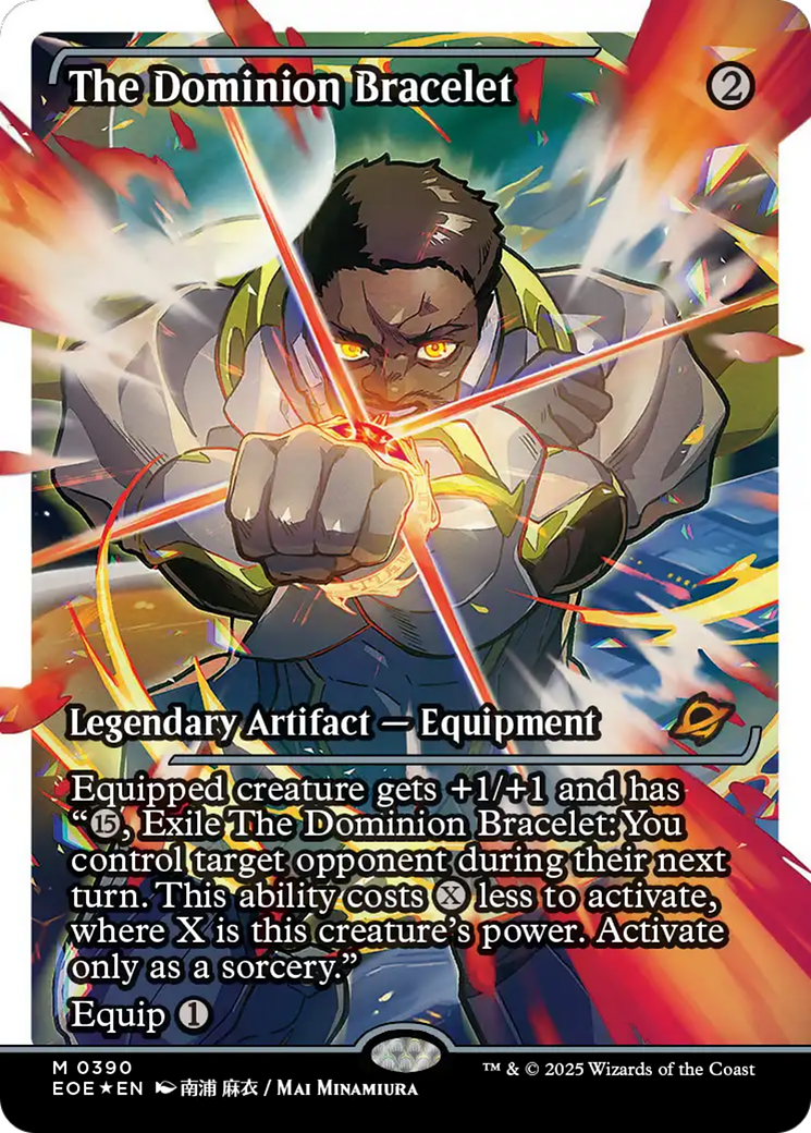 The Dominion Bracelet (Showcase) (Fracture Foil) [Edge of Eternities] | Card Merchant Takapuna