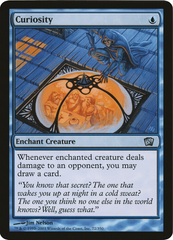 Curiosity (Oversized) [Eighth Edition Box Topper] | Card Merchant Takapuna