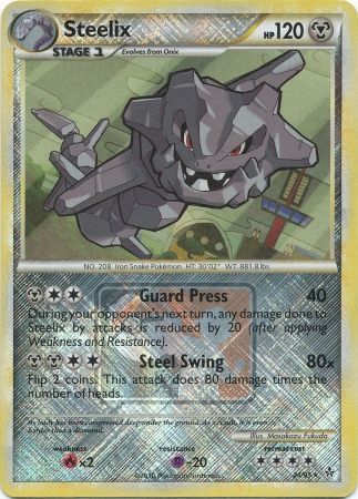 Steelix (24/95) (League Promo) [HeartGold & SoulSilver: Unleashed] | Card Merchant Takapuna