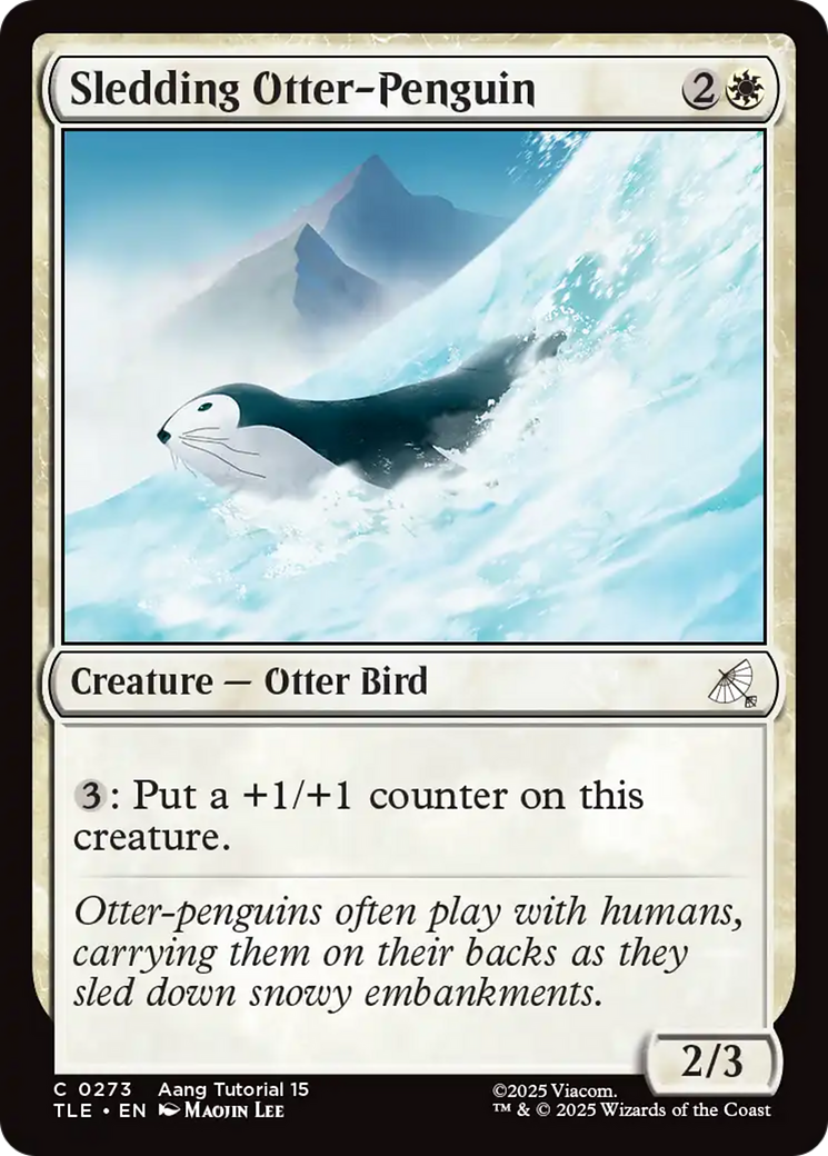 Sledding Otter-Penguin (0273) [Avatar: The Last Airbender: Eternal-Legal] | Card Merchant Takapuna
