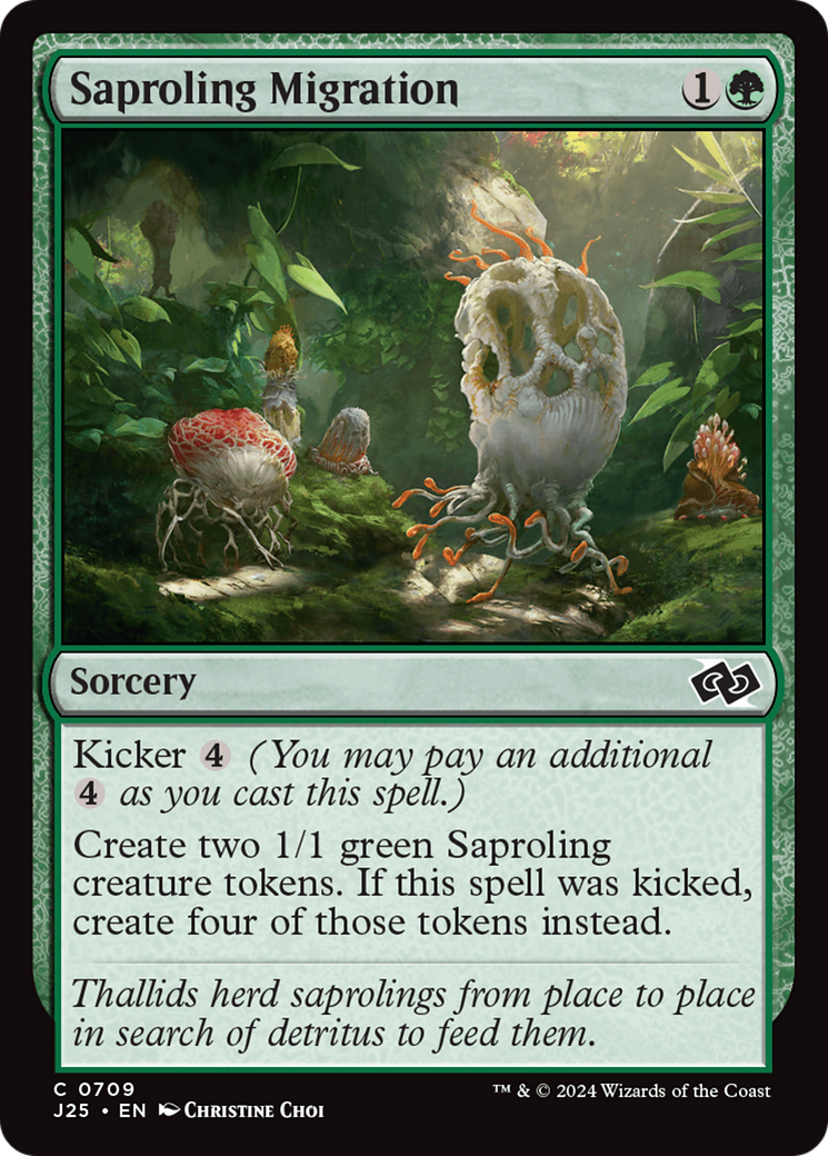 Saproling Migration [Foundations Jumpstart] | Card Merchant Takapuna