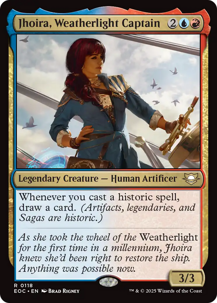 Jhoira, Weatherlight Captain [Edge of Eternities Commander] | Card Merchant Takapuna