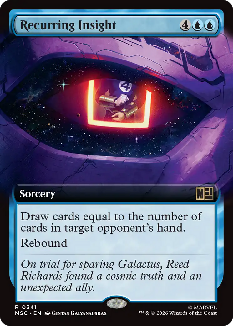 Recurring Insight (Extended Art) [Marvel Super Heroes Commander] | Card Merchant Takapuna