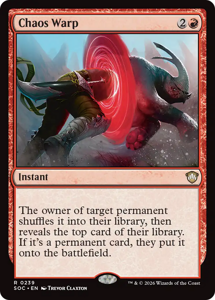 Chaos Warp [Secrets of Strixhaven Commander] | Card Merchant Takapuna