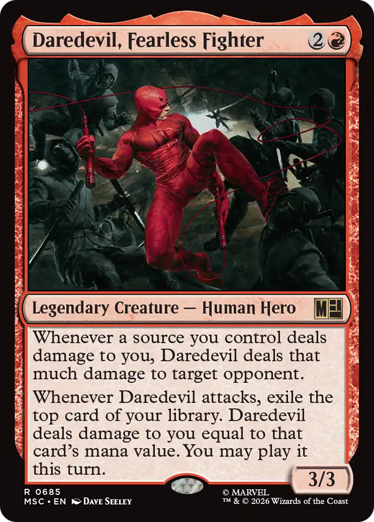 Daredevil, Fearless Fighter [Marvel Super Heroes Commander] | Card Merchant Takapuna