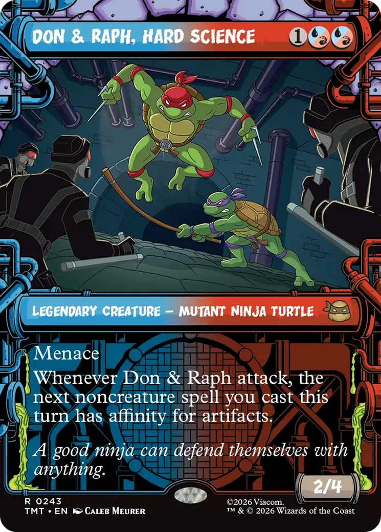 Don & Raph, Hard Science (Showcase) [Teenage Mutant Ninja Turtles] | Card Merchant Takapuna