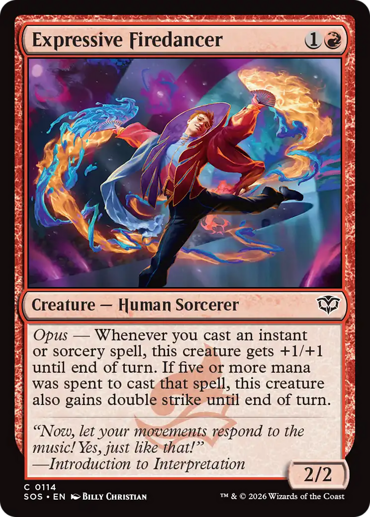 Expressive Firedancer [Secrets of Strixhaven] | Card Merchant Takapuna