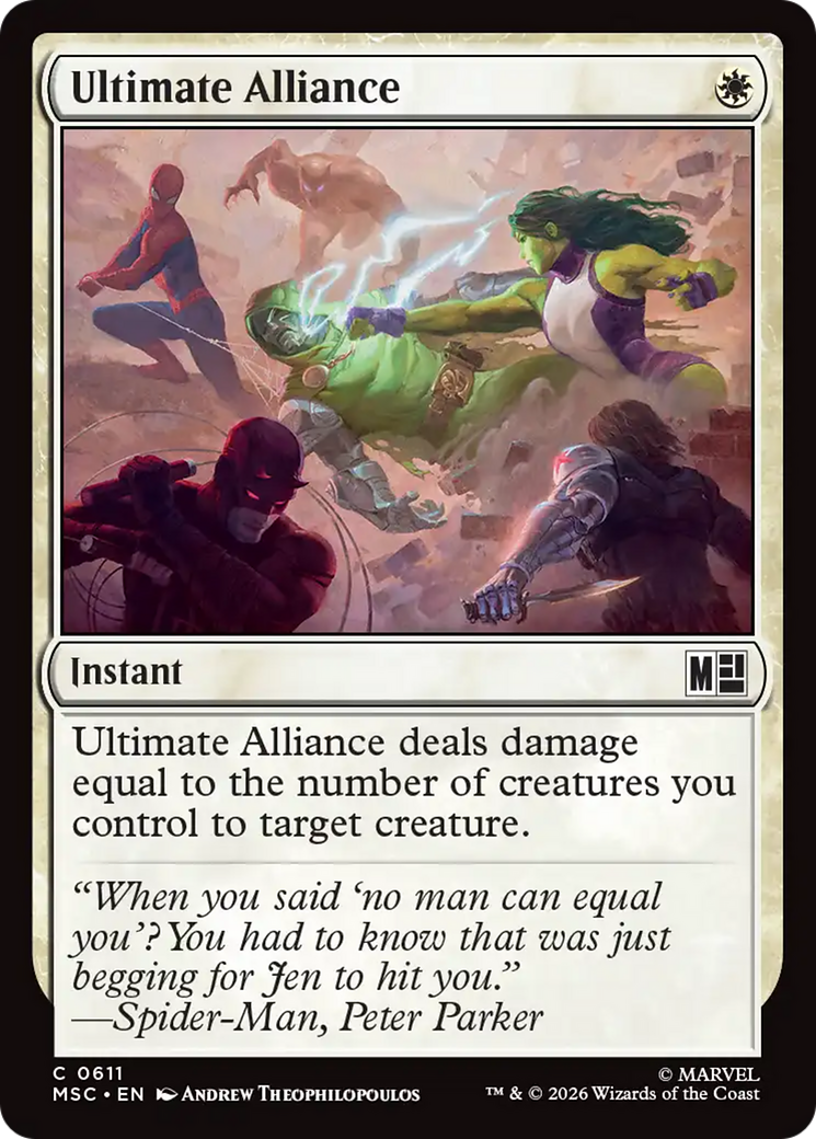 Ultimate Alliance [Marvel Super Heroes Commander] | Card Merchant Takapuna