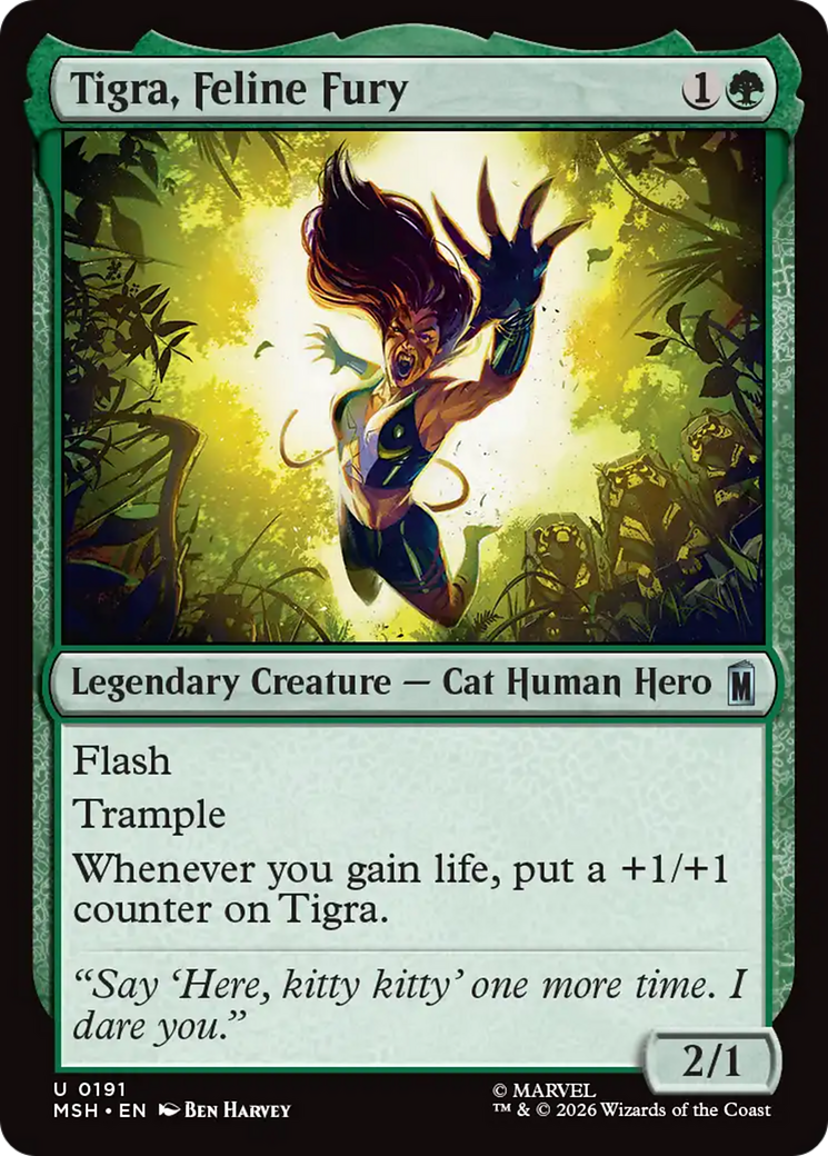 Tigra, Feline Fury [Marvel Super Heroes] | Card Merchant Takapuna