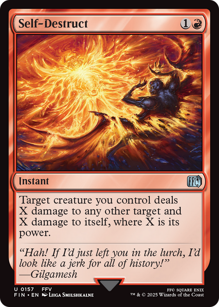 Self-Destruct [FINAL FANTASY] | Card Merchant Takapuna