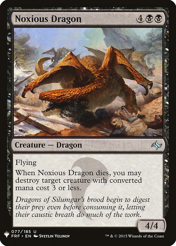 Noxious Dragon [Mystery Booster] | Card Merchant Takapuna