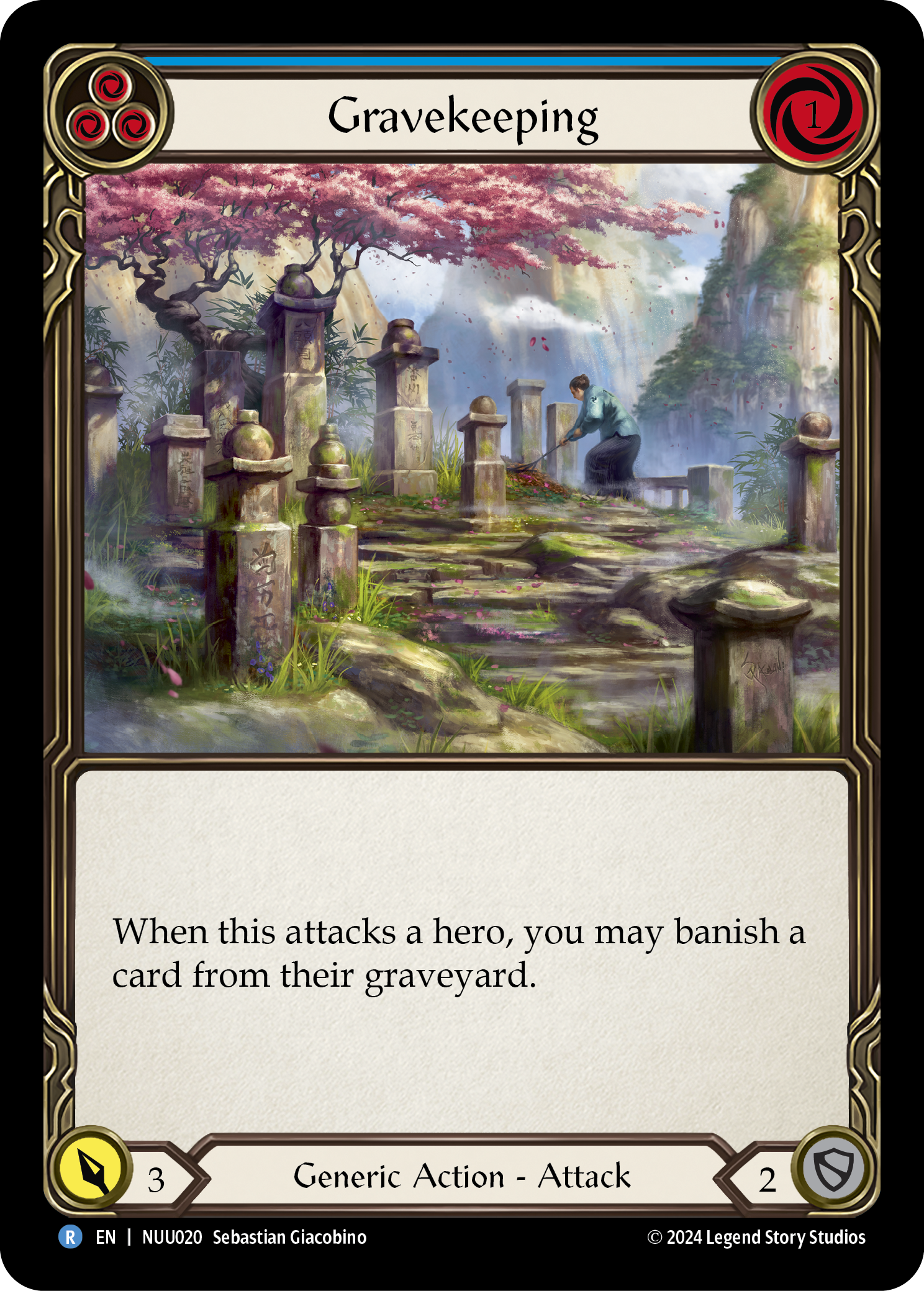 Gravekeeping [NUU020] (Part the Mistveil Nuu Blitz Deck) | Card Merchant Takapuna