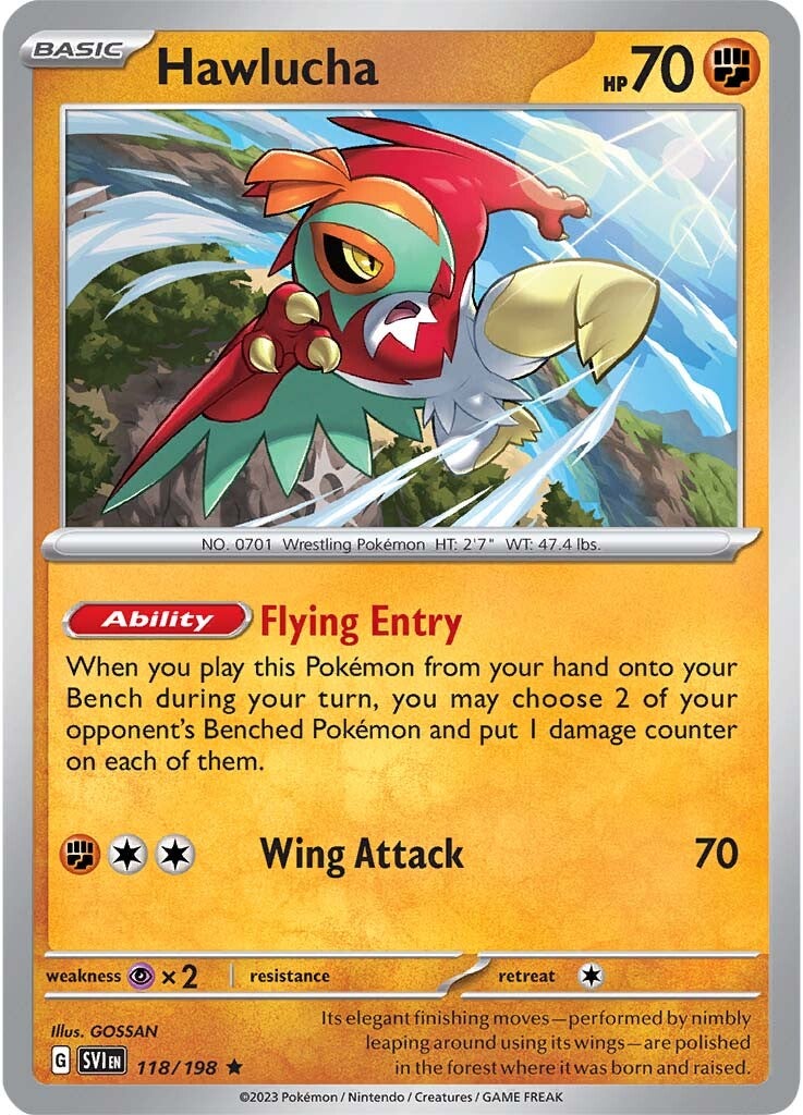 Hawlucha (118/198) [Scarlet & Violet: Base Set] | Card Merchant Takapuna