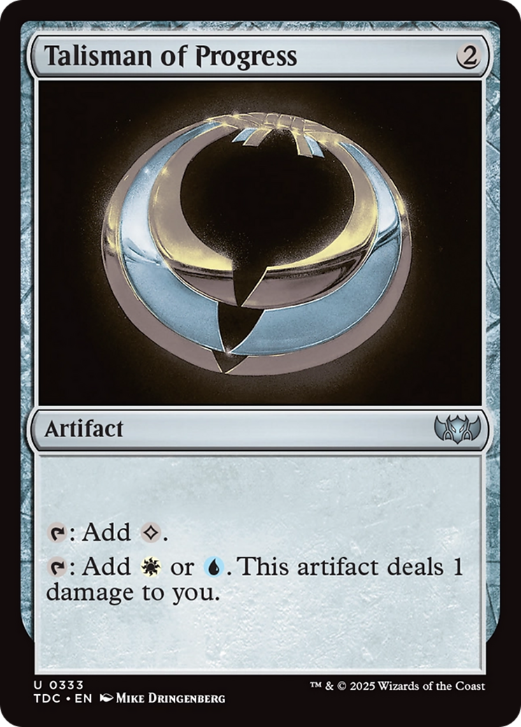 Talisman of Progress [Tarkir: Dragonstorm Commander] | Card Merchant Takapuna