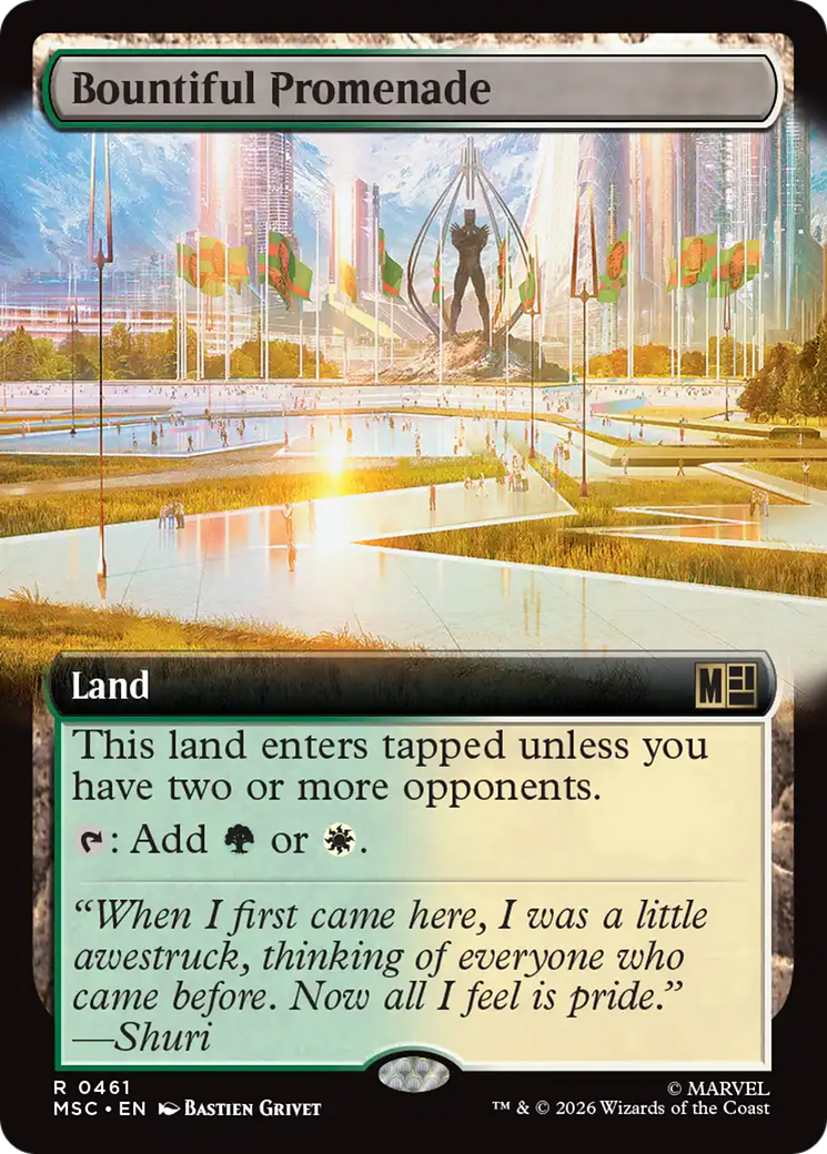 Bountiful Promenade (Extended Art) [Marvel Super Heroes Commander] | Card Merchant Takapuna
