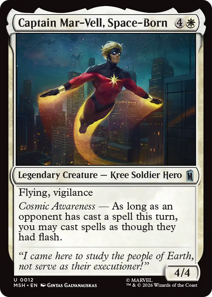 Captain Mar-Vell, Space-Born [Marvel Super Heroes] | Card Merchant Takapuna