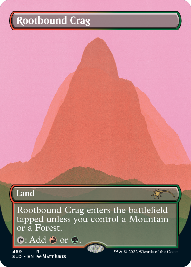 Rootbound Crag (Borderless) [Secret Lair Drop Series] | Card Merchant Takapuna