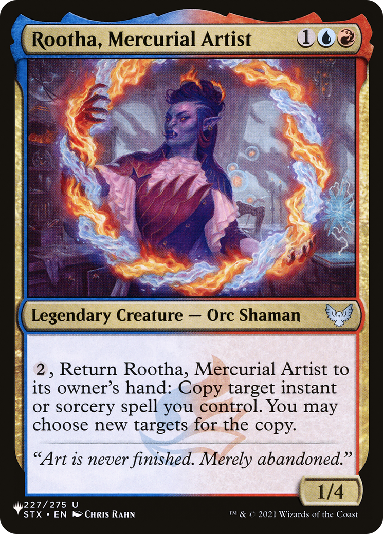 Rootha, Mercurial Artist [The List] | Card Merchant Takapuna