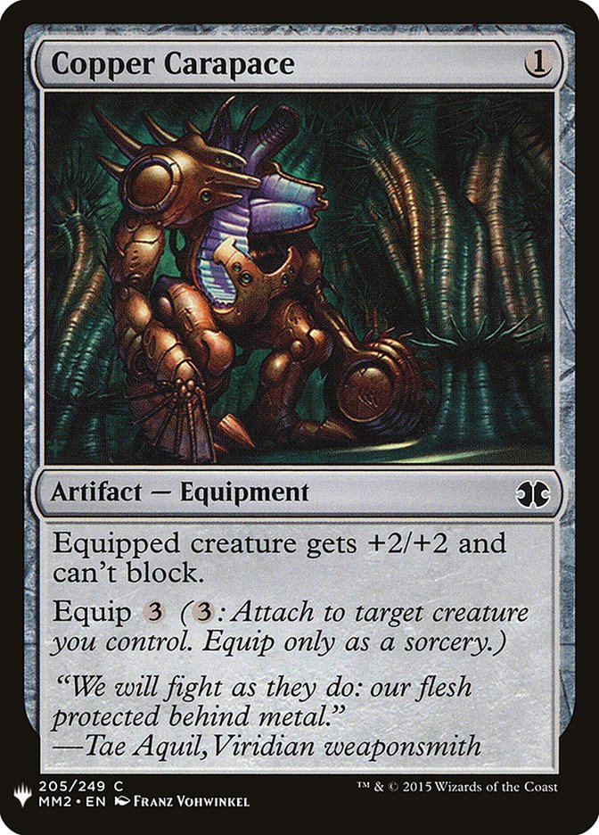 Copper Carapace [Mystery Booster] | Card Merchant Takapuna