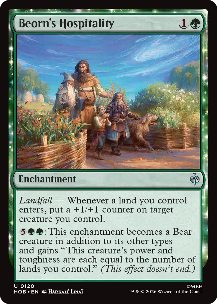 Beorn's Hospitality [The Hobbit] | Card Merchant Takapuna