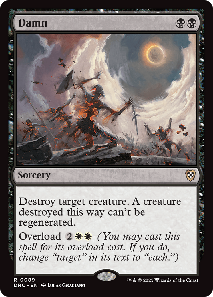 Damn [Aetherdrift Commander] | Card Merchant Takapuna